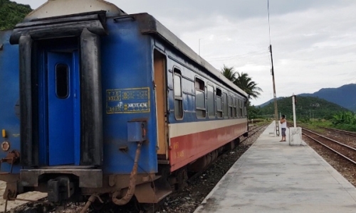 Cháy toa tàu khách ở ga Hảo Sơn, Phú Yên